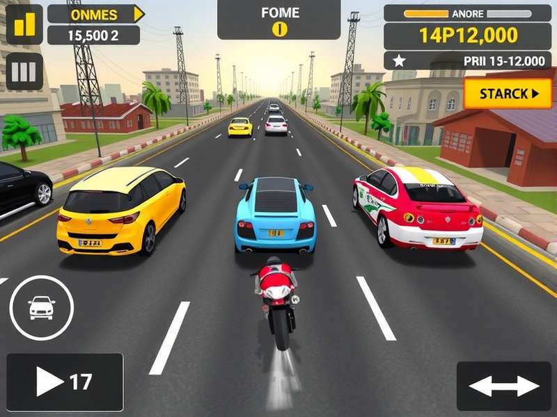 Papri Zoom Racer vehicle selection screen with Indian cars